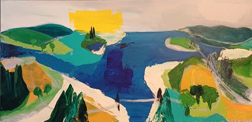 Schweden 3 by Jutta Stelter-Essig, Painting for Sale on Singulart