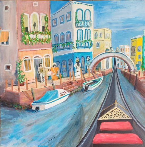 Venedig by Jutta Stelter-Essig, Painting for Sale on Singulart