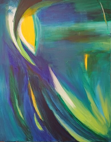 Spuren von Licht by Jutta Stelter-Essig, Painting for Sale on Singulart