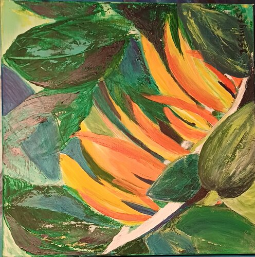 Strelizie von Jutta Stelter-Essig, Malerei kaufen auf Singulart