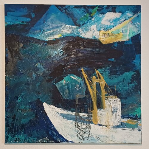 Eismeer by Jutta Stelter-Essig, Painting for Sale on Singulart