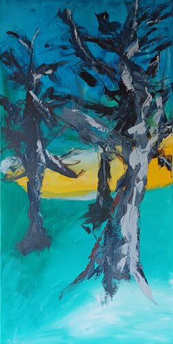 Anfang oder Ende van Jutta Stelter-Essig, Schilderij te koop op Singulart