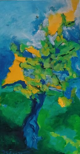 Zerrissen de Jutta Stelter-Essig, Pintura a la venta en Singulart