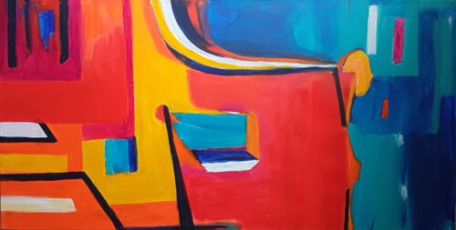 Licht und Raum 1 by Jutta Stelter-Essig, Painting for Sale on Singulart