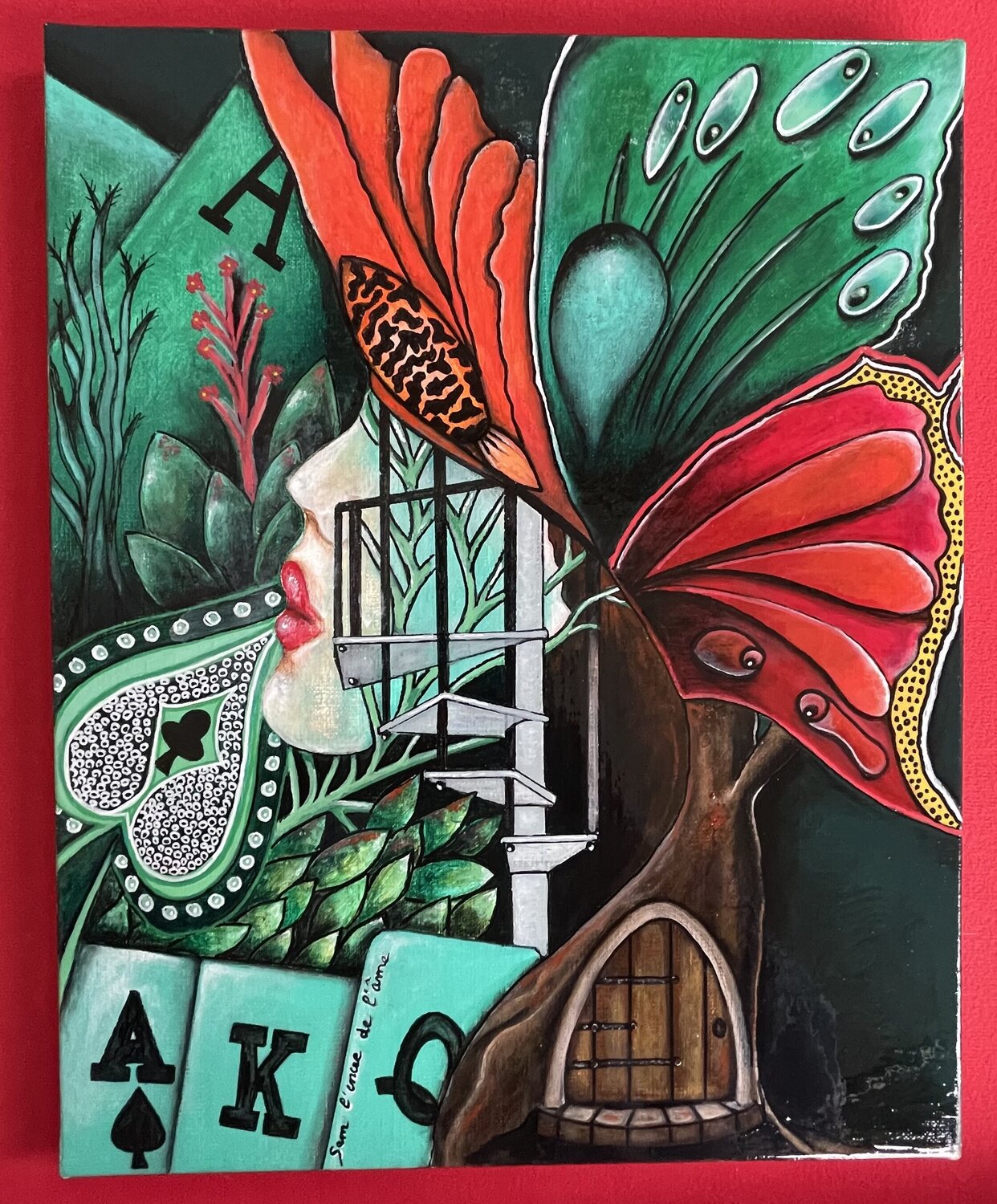 L’escalier des âmes Sam l’encre de l’âme Originalgemälde zu verkaufen