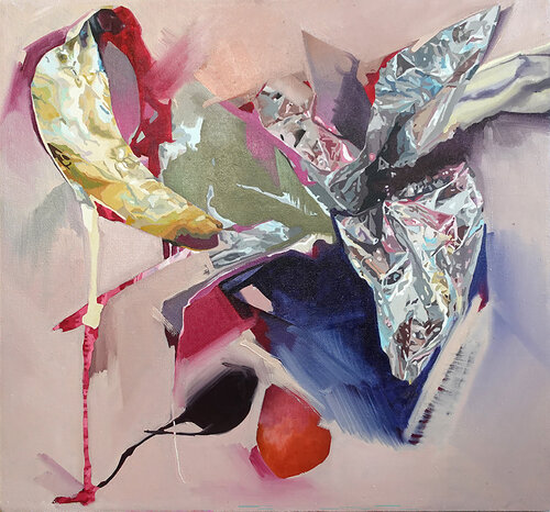 Avocado blues de Ulla Žibert, Pintura a la venta en Singulart