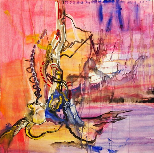 Euphoric Vision von Goro Endow, Werk auf Papier kaufen auf Singulart