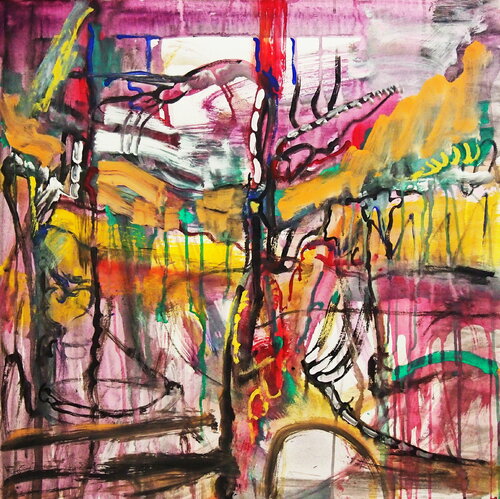 Struggle In The Past von Goro Endow, Werk auf Papier kaufen auf Singulart
