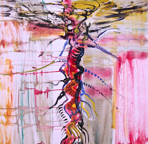 Pillar Of Life von Goro Endow, Werk auf Papier kaufen auf Singulart