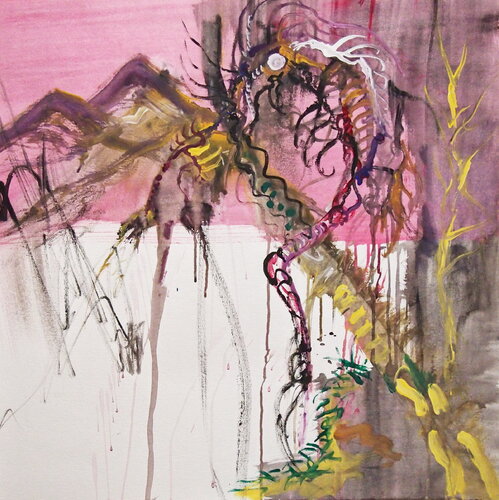 Biomorphic In A Snowscape by Goro Endow, Work on Paper for Sale on Singulart