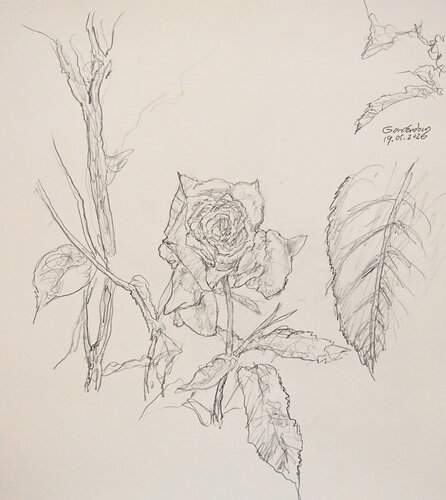 On My Way Back Home 1 de Goro Endow, Obra en papel a la venta en Singulart