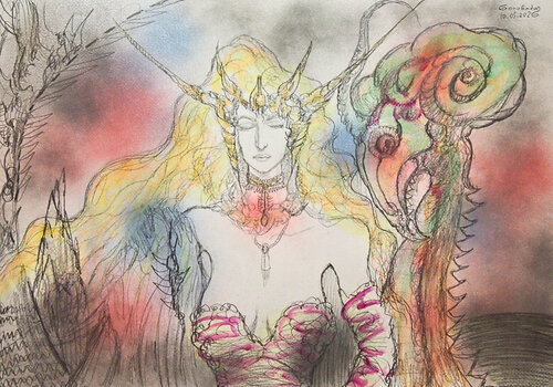 Modern Ukiyo-e Illustration: Elitism Of Love by Goro Endow, Work on Paper for Sale on Singulart