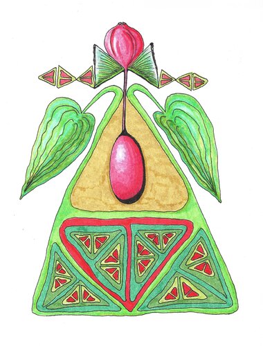 PEACE SEED "KRAKAU" - POLEN von Gudrun KARGL, Zeichnungen kaufen auf Singulart