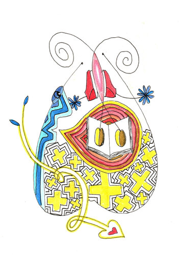 PEACE SEED "MÜNCHEN" - GERMANY von Gudrun KARGL, Zeichnungen kaufen auf Singulart