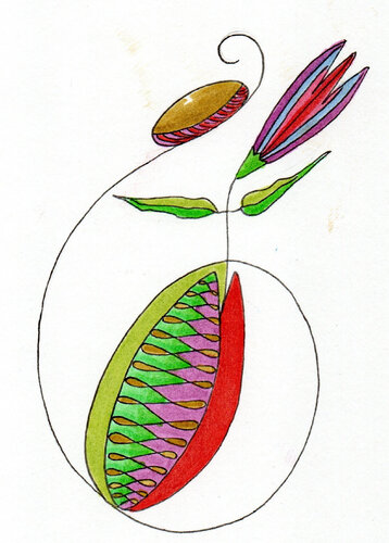 PEACE SEED "GOZO" von Gudrun KARGL, Zeichnungen kaufen auf Singulart