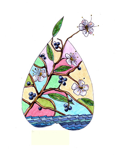 PEACE SEED "SCHLEEDORF" AUT von Gudrun KARGL, Zeichnungen kaufen auf Singulart