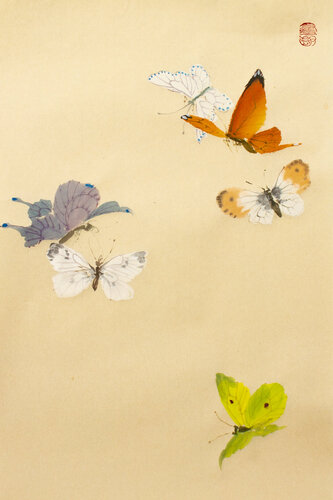 Butterflies di Kseniya Dueva, Pittura in vendita su Singulart