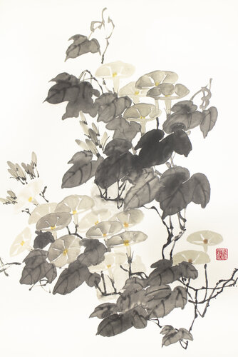 Pale Morning glory di Kseniya Dueva, Pittura in vendita su Singulart