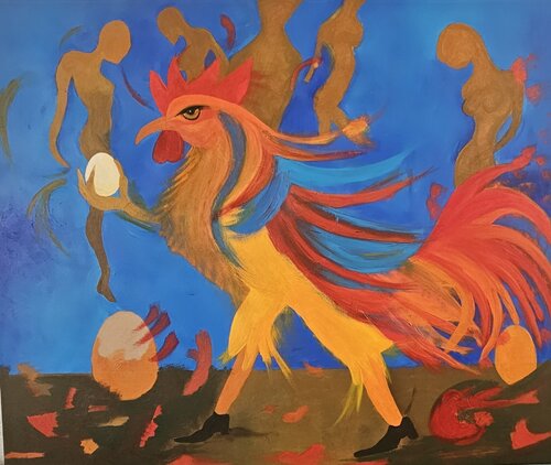 Questions de Vesela Hadzhiyska, Pintura a la venta en Singulart