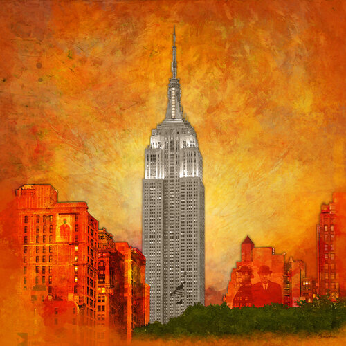 Empire State Building di Christian Lange, Digitale in vendita su Singulart