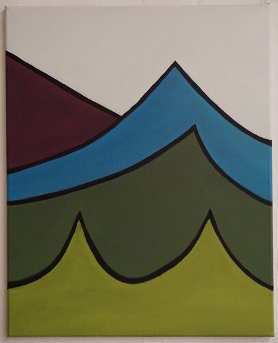 "Little Peaks" von Marco Szedenik, Malerei kaufen auf Singulart