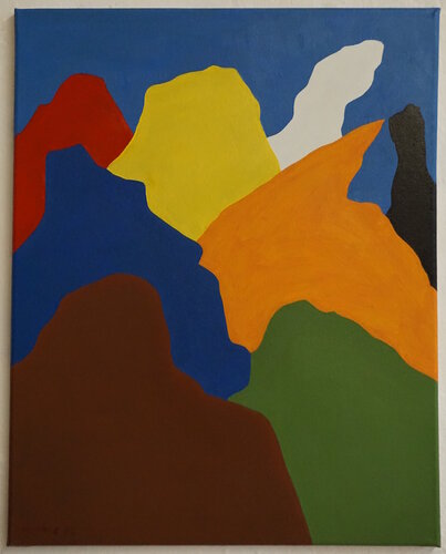 "kleine Peaks" di Marco Szedenik, Pittura in vendita su Singulart