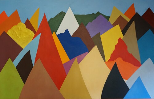 "PEAKS UND SUMMITS" von Marco Szedenik, Malerei kaufen auf Singulart