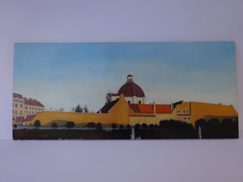 "Salesianerinnen Kirche -unteres Belvedere, Wien" by Marco Szedenik, Painting for Sale on Singulart