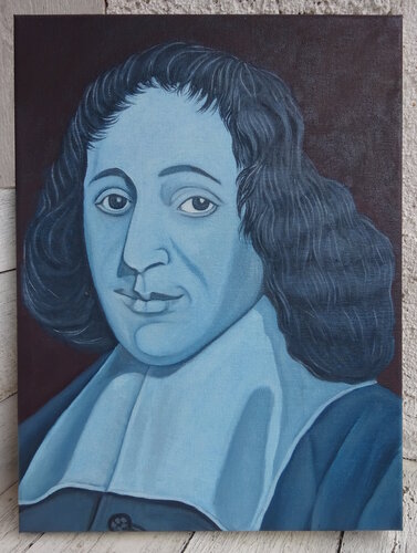 "Baruch de Spinoza" di Marco Szedenik, Pittura in vendita su Singulart