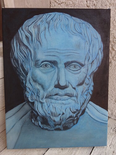 "Aristoteles" by Marco Szedenik, Painting for Sale on Singulart
