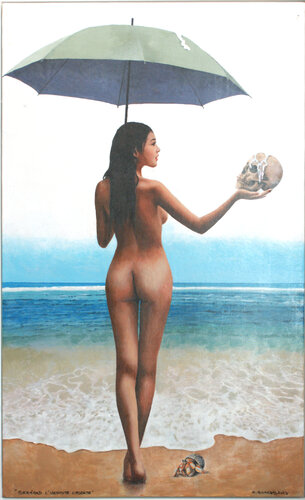 Bernard l'Hermite céleste von Alain Bonnand, Malerei kaufen auf Singulart