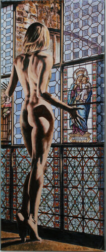 Marie  R.A.S. di Alain Bonnand, Pittura in vendita su Singulart