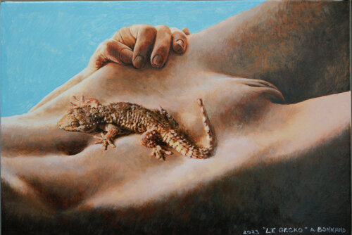 Gecko de Alain Bonnand, Pintura a la venta en Singulart