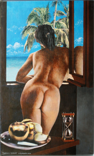 Paradis perdus von Alain Bonnand, Malerei kaufen auf Singulart