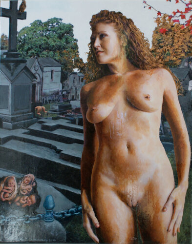 Cimetière von Alain Bonnand, Malerei kaufen auf Singulart