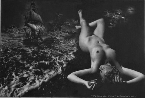 L'échouage d'Eve by Alain Bonnand, Drawing for Sale on Singulart