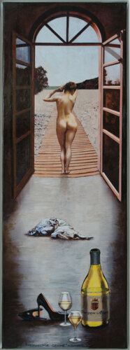 Perspective Gérome di Alain Bonnand, Pittura in vendita su Singulart
