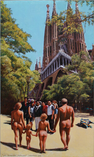 Les Sagradades Families de Alain Bonnand, Pintura a la venta en Singulart