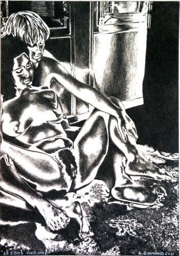 Lesbos chrome von Alain Bonnand, Zeichnungen kaufen auf Singulart