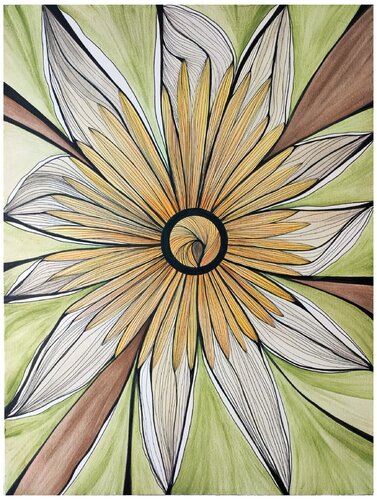 Souffle d'automne par Anissa Safra, Œuvre sur papier en vente sur Singulart