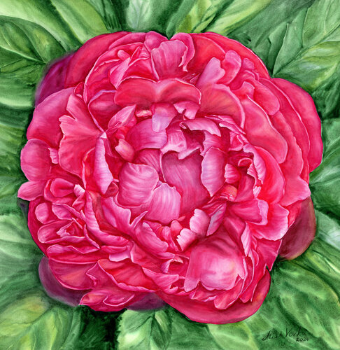 Whispers of Blush de Alisa Vovk, Pintura a la venta en Singulart