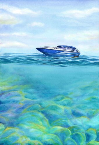 Odyssean Passage di Alisa Vovk, Pittura in vendita su Singulart
