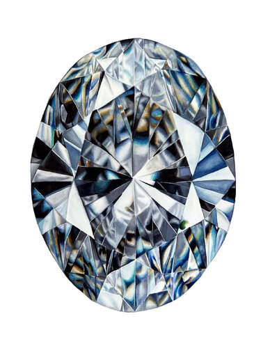 Diamond von Alisa Vovk, Malerei kaufen auf Singulart