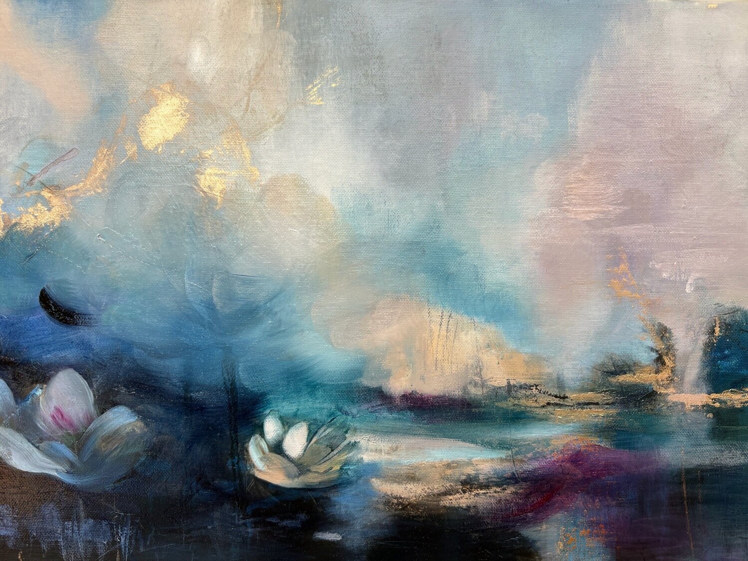 Fragments of a Forgotten Dream Lia Pau Originalgemälde zu verkaufen