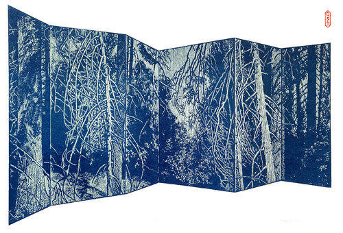 Illusory forest by Igor Ost, Print for Sale on Singulart