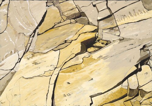 Rockface 24 von Maren Wellendorf, Malerei kaufen auf Singulart