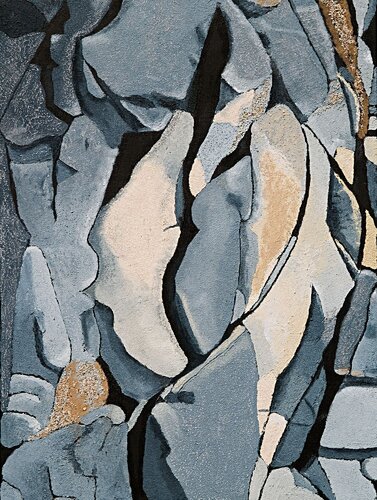 Rockface 08 by Maren Wellendorf, Painting for Sale on Singulart