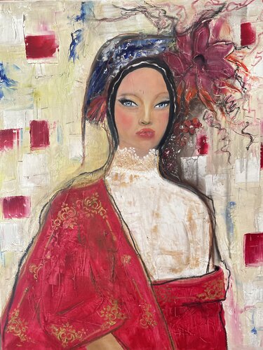 Il rosso che tenevo nascosto von Tiziana Stanco, Malerei kaufen auf Singulart