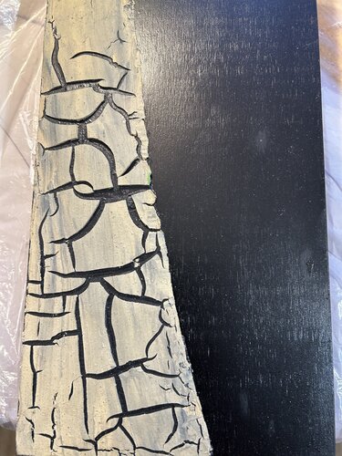Crackle-Structure Werk di Silvia Wagner, Pittura in vendita su Singulart