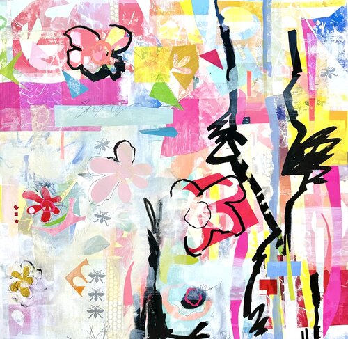 flourish in chaos van Kathy Dunaway, Werk op papier te koop op Singulart